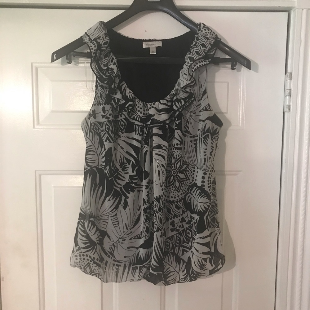 Dressy tank top, dress barn, xl